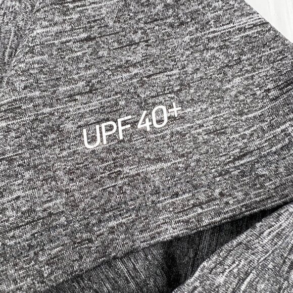 Nike Swim Mens Heather Gray Dri-Fit UPF 40+ Short Sleeve Performance Shirt M - Picture 3 of 8